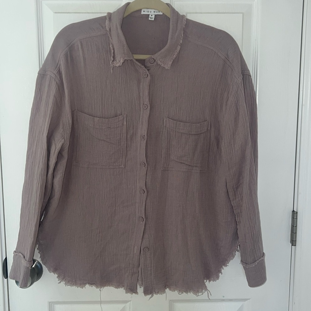 Miou Muse Button Down Shirt